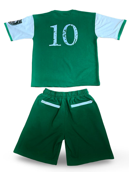 UNIVERSITY: GREEN/WHITE