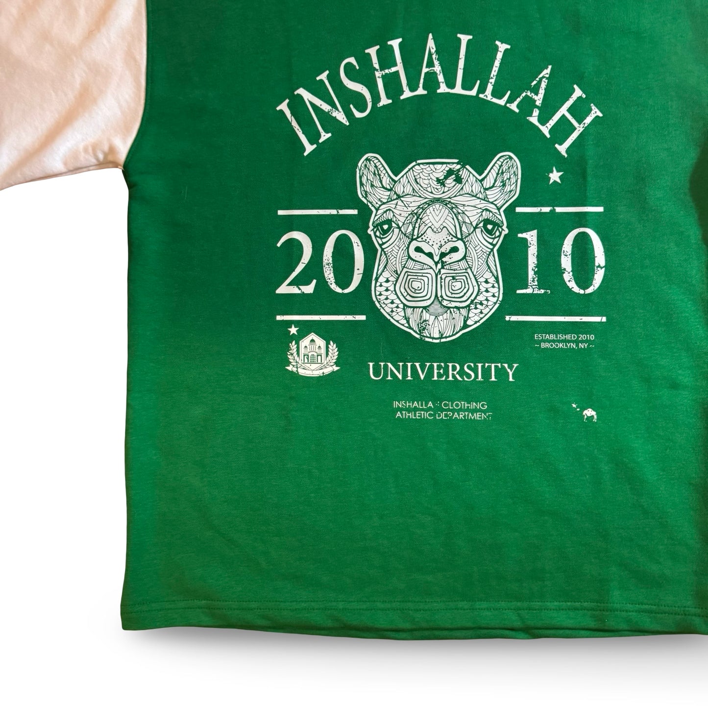 UNIVERSITY: GREEN/WHITE